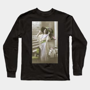 Edwardian Beauty Long Sleeve T-Shirt